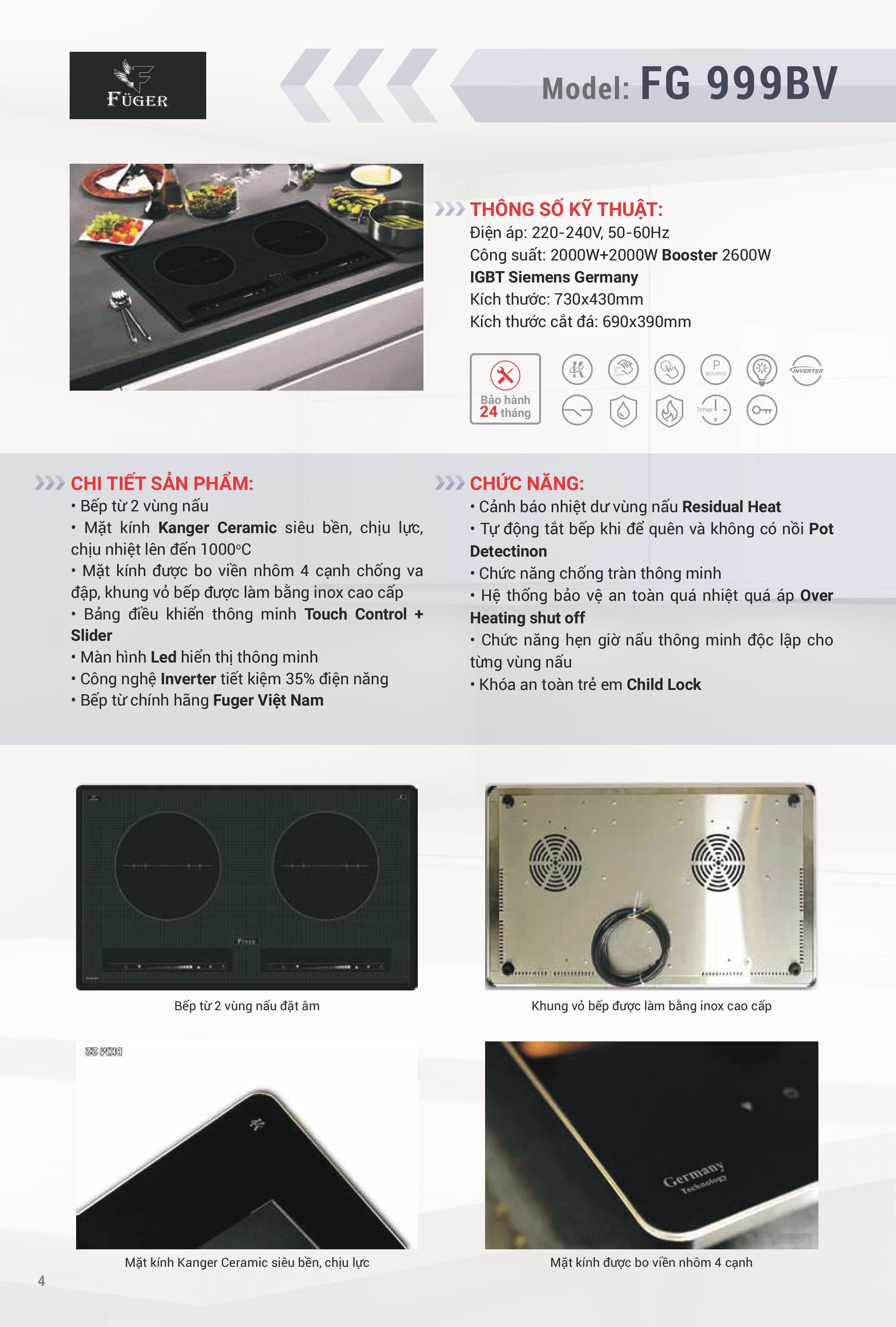 Bếp Từ Đôi Fuger