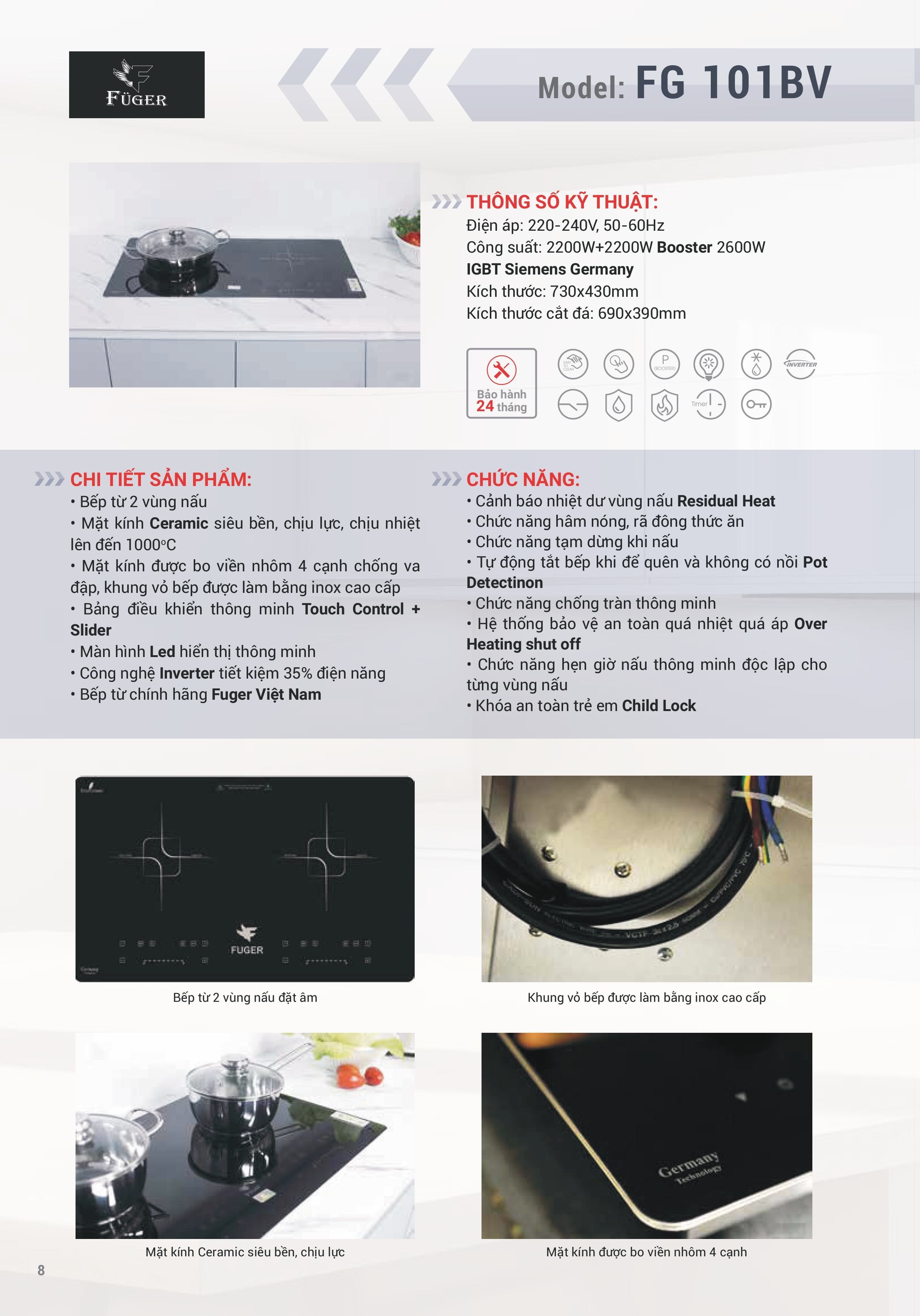 Bếp Từ Đôi Fuger